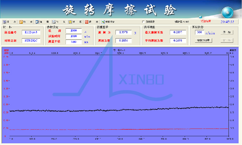 管道内壁膜层摩擦测试